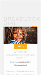 Mobile Screenshot of dreadlockgirl.com